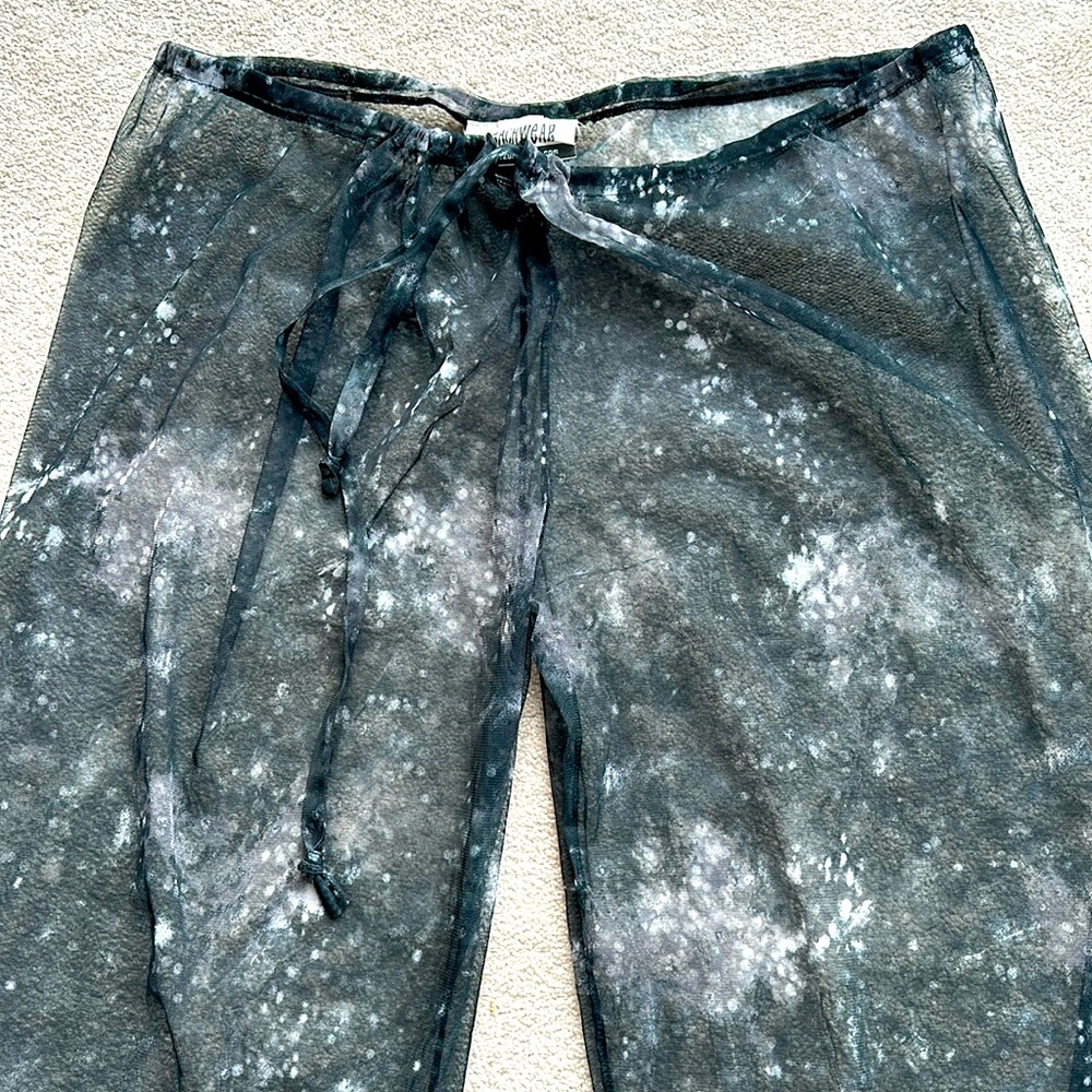 NWOT women’s large beachwear sheer pants. Perfect for swim cover